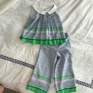 Janie and Jack silk two piece